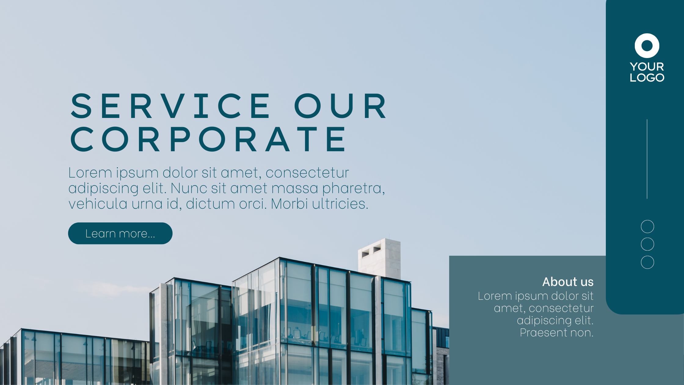 Corporate Landing Page